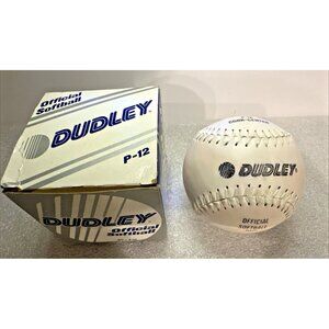 Vintage Dudley Official Softball P-12 HAITI Cork-Center New Old Stock NEW IN BOX